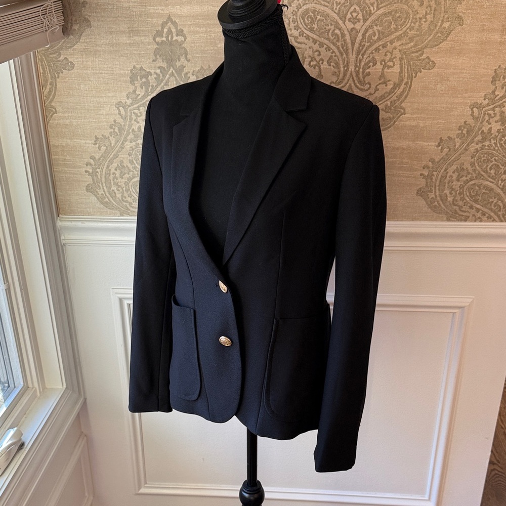 BB Dakota Military style Classic Black Blazer with Gold Buttons